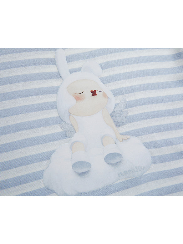 Printed Beads Stripe Knit