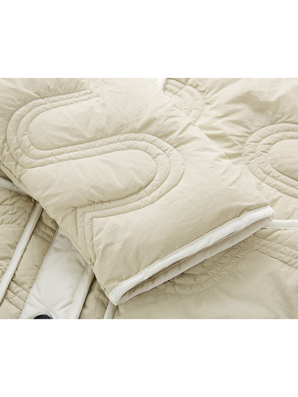 Monogram No-collar Down Jacket