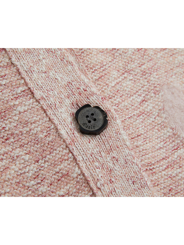 Embroidery Character Design Knit Cardigan