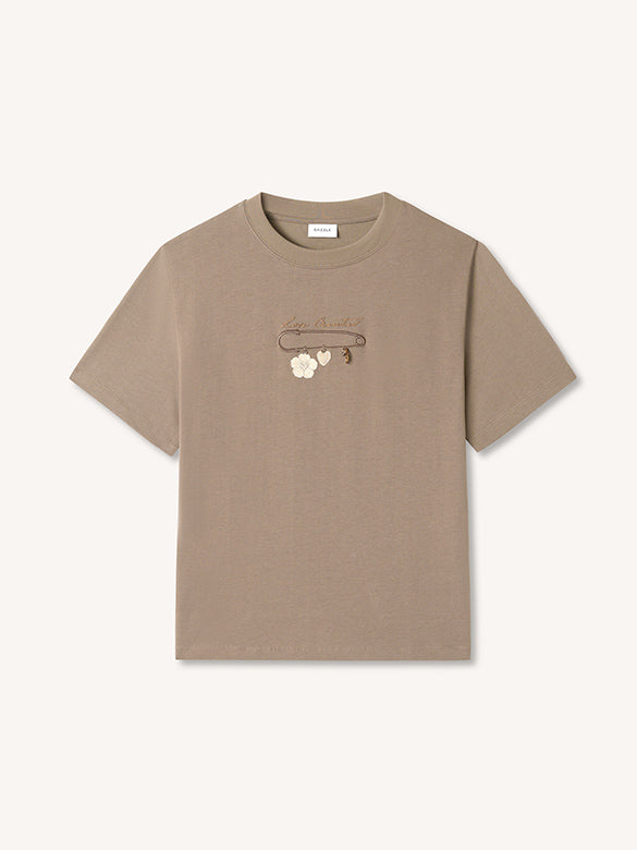 Embroidery Design T-shirt