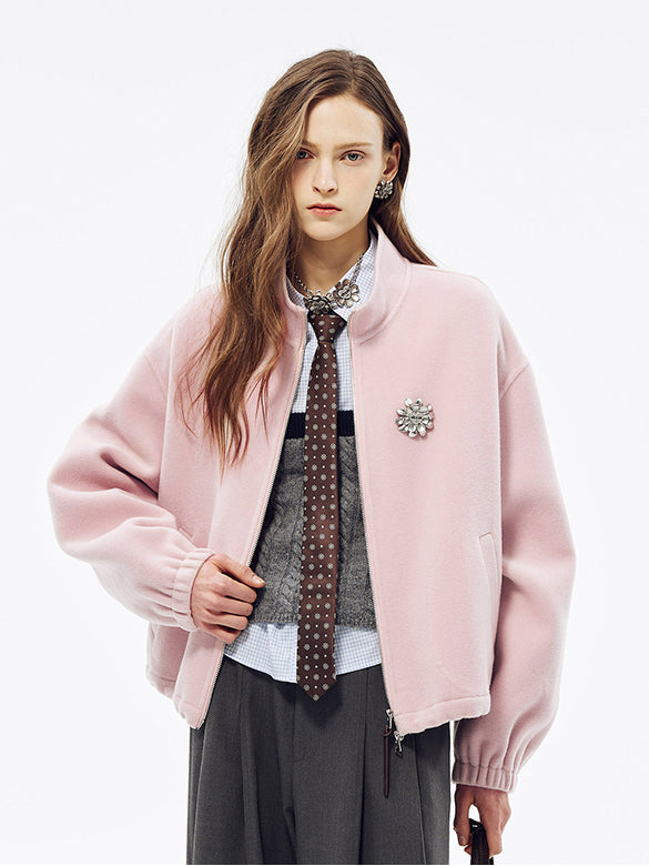 Reversible Freese Zipper Blouson