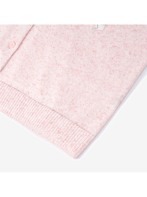 Button Sleeves Knit Cardigan
