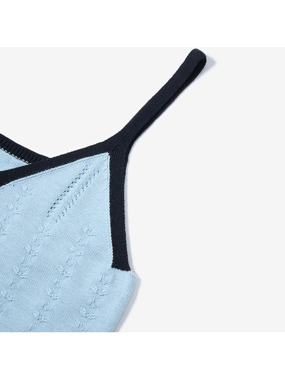 Piping Ensemble Knit Top