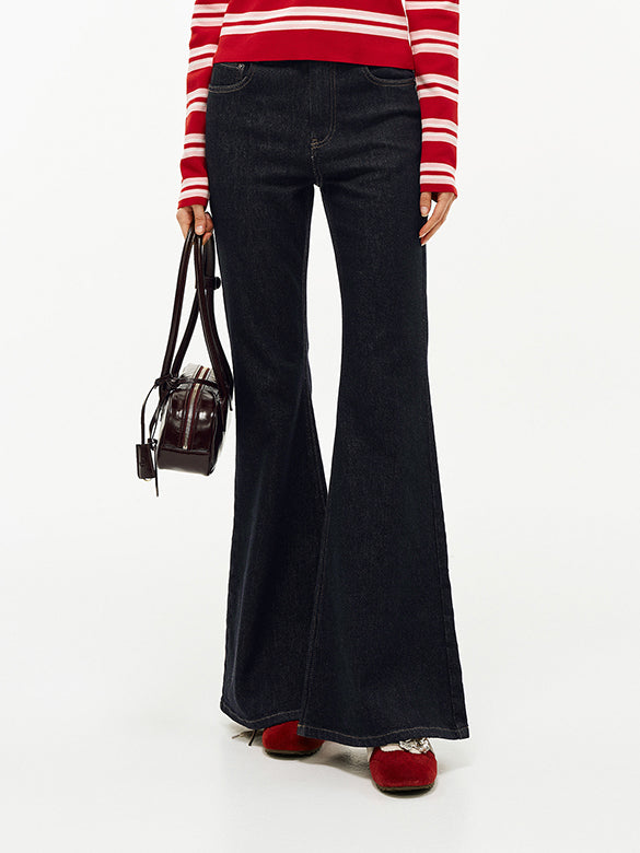 Flare Denim Pants