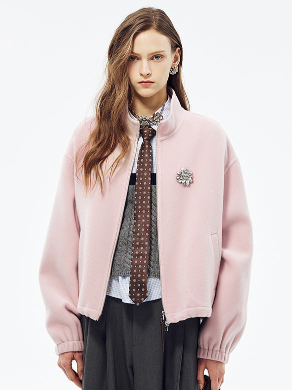 Reversible Freese Zipper Blouson