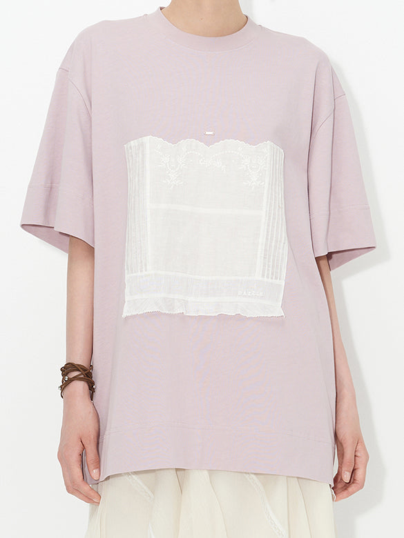 Mixed Material T-shirt