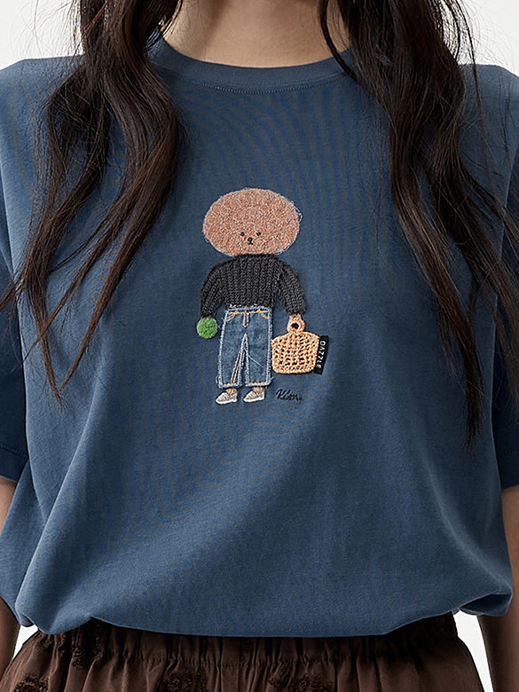 Embroidery Character T-shirt