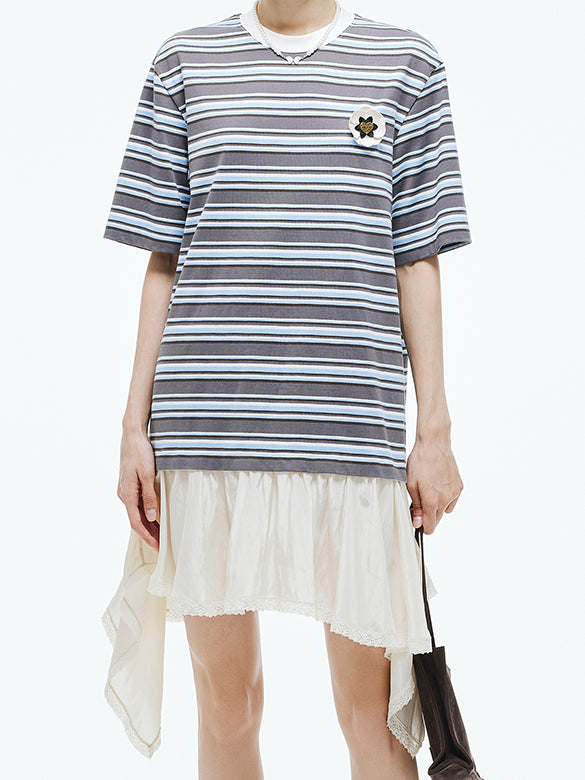 Combination Stripe Dress