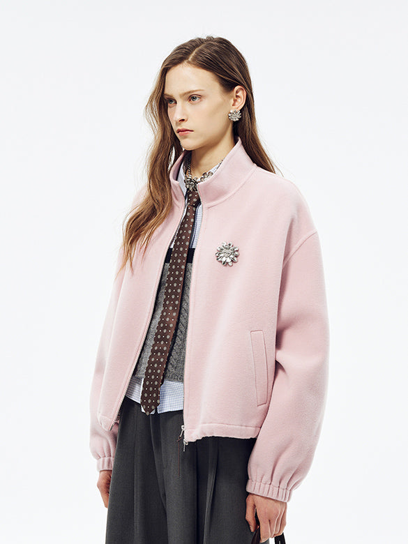 Reversible Freese Zipper Blouson