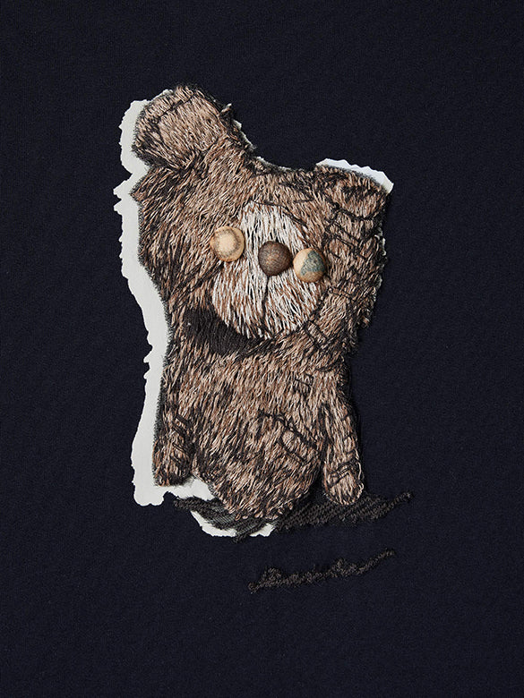 Character Design Embroidery T-shirt