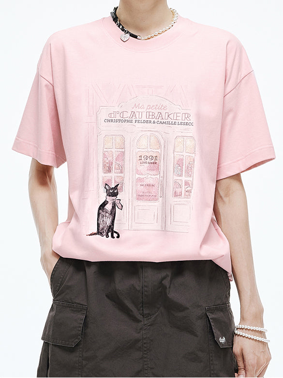 Beads Printed T-shirt