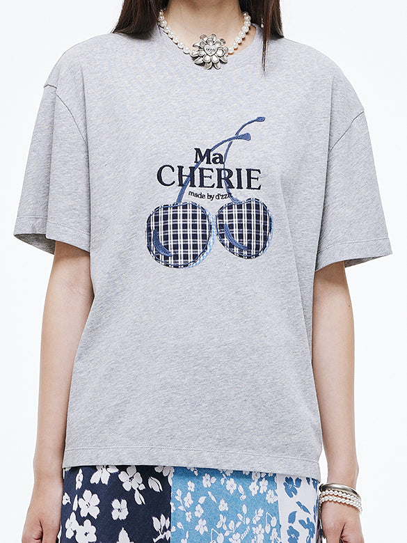 Embroidery Cherry T-shirt