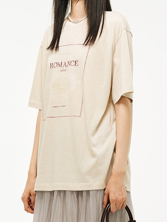 Printed & Beads T-shirt