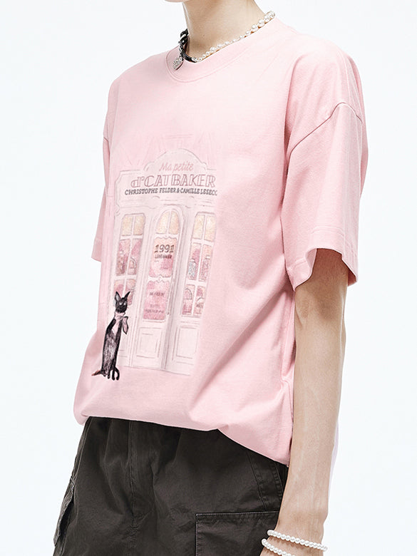 Beads Printed T-shirt