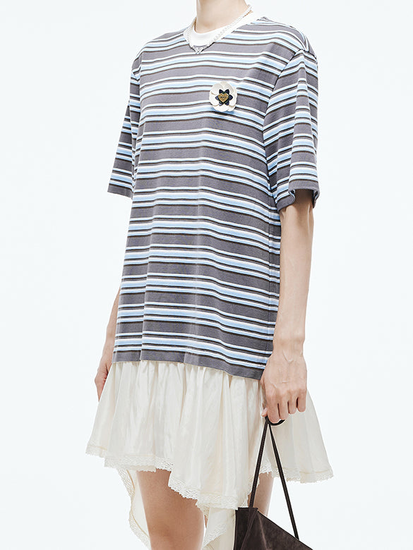 Combination Stripe Dress