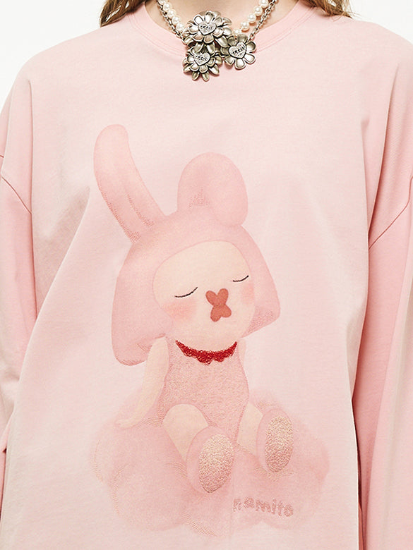 Character Printed Long Sleeves T-shirt