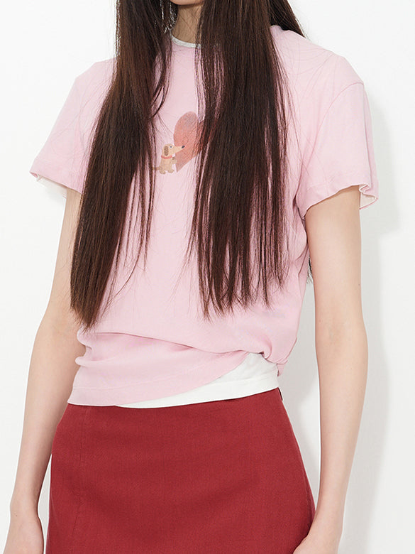 Euan Roberts Collaboration Printed T-shirt