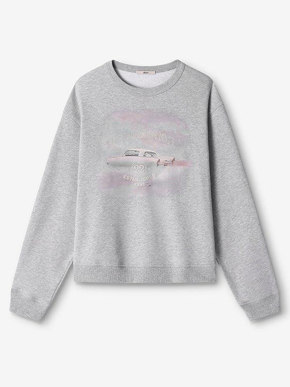 Printed & Beads Sweatshirt