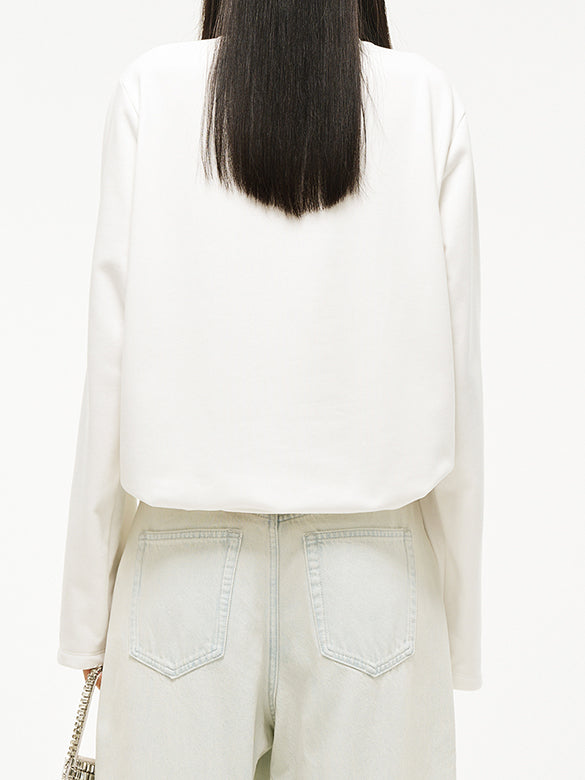 Printed Beads Sweatshirt