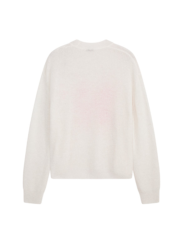 Butterfly Design Beads Knit