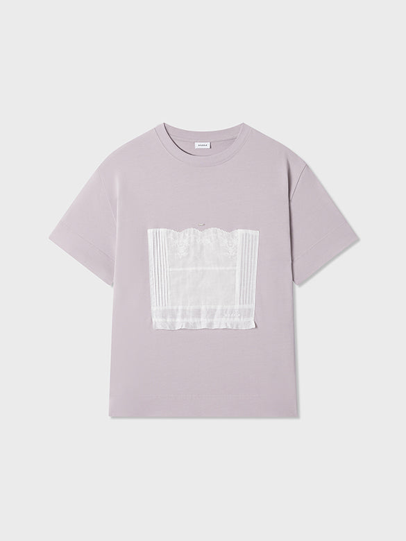 Mixed Material T-shirt