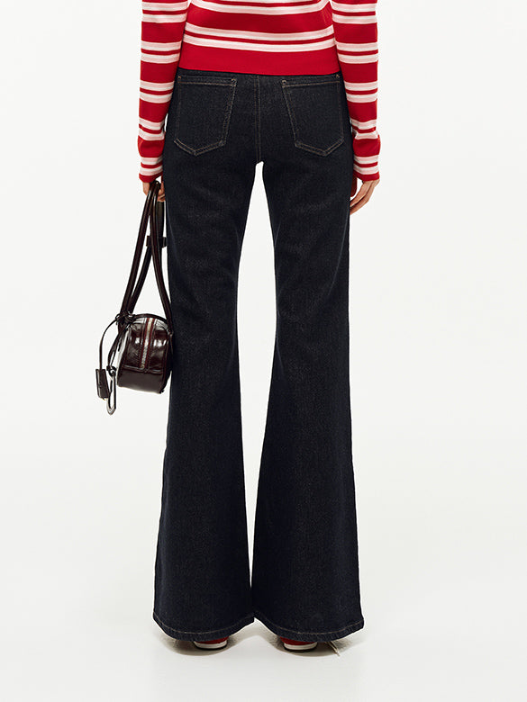 Flare Denim Pants