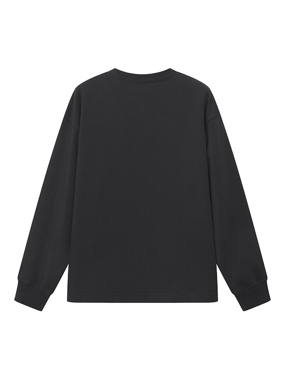 Cat Printed Embroidery Sweatshirt