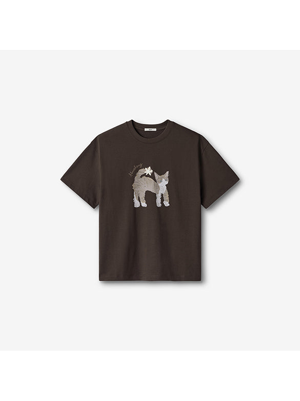 Cat Printed T-shirt