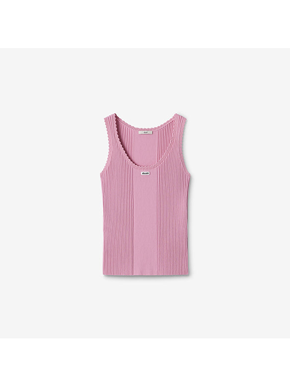 Color Knit Tank Top