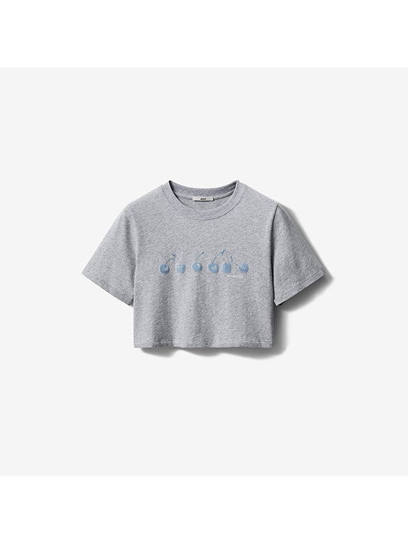 Cherry Printed Short T-shirt