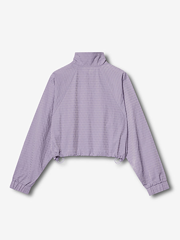 Monogram Pattern Zipper Blouson