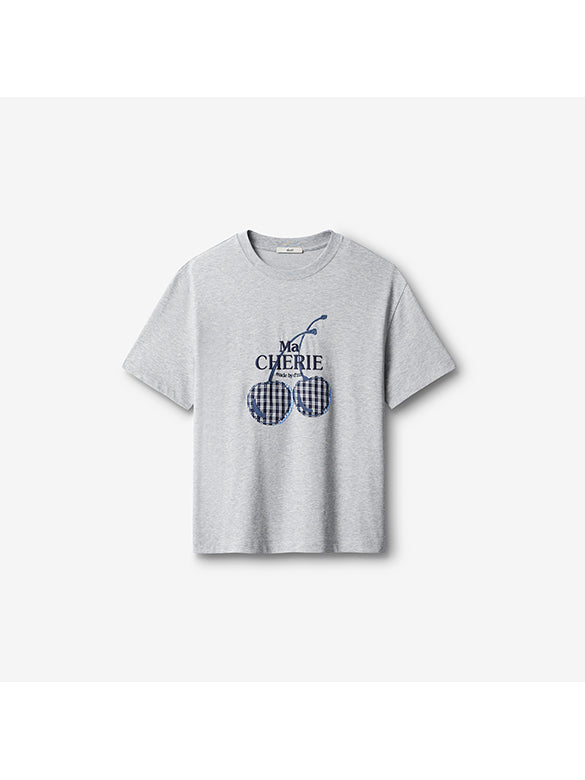 Embroidery Cherry T-shirt