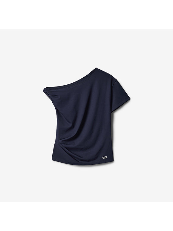 One-shoulder Design T-shirt