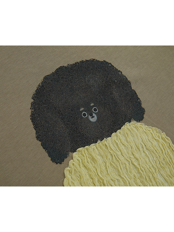 3D Embroidery Character T-shirt