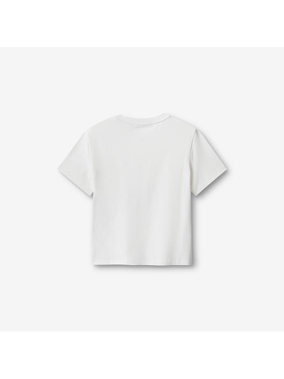 Cherry Printed & Beads T-shirt
