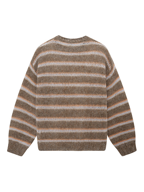 Mohair Stripe Knit Top
