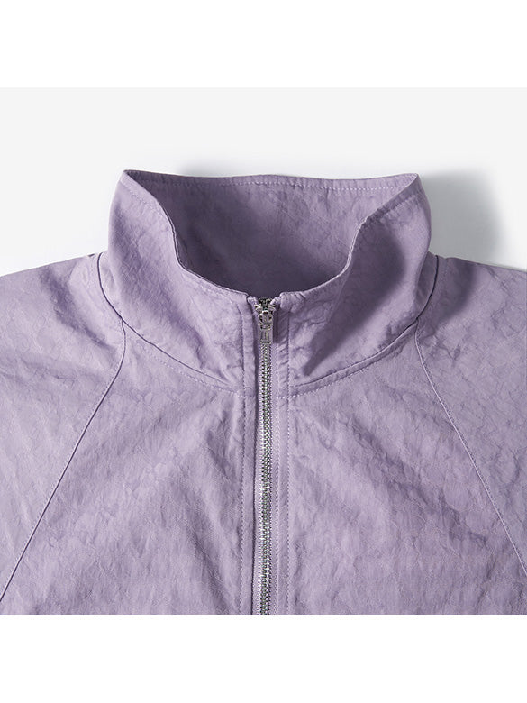 Monogram Pattern Zipper Blouson