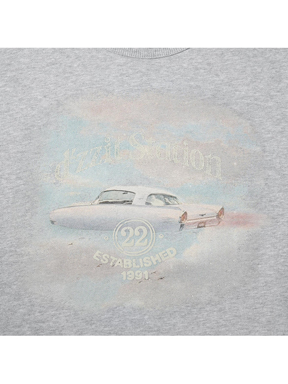 Printed & Beads Sweatshirt
