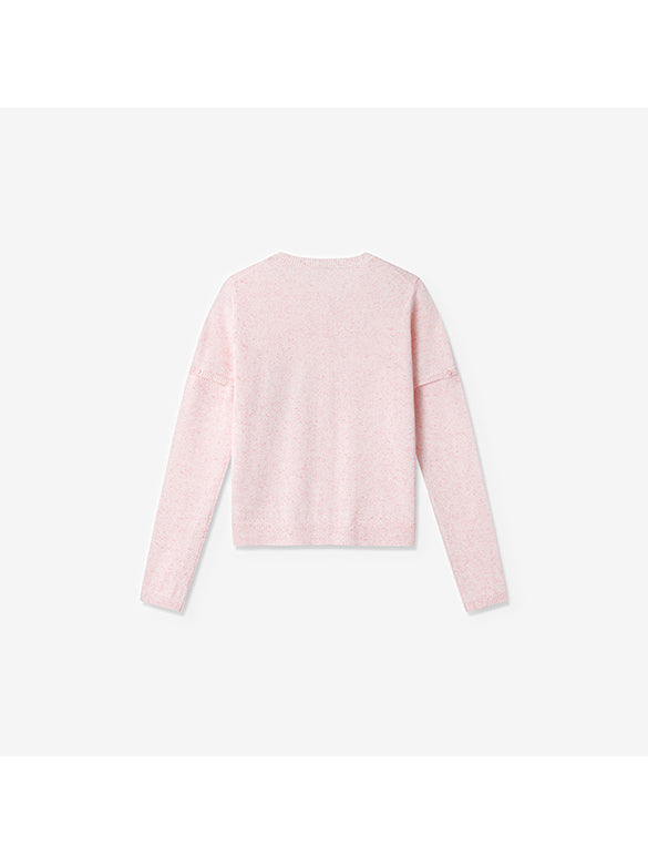 Button Sleeves Knit Cardigan