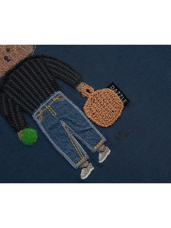 Embroidery Character T-shirt