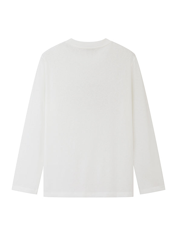 Printed Beads Long Sleeves T-shirt