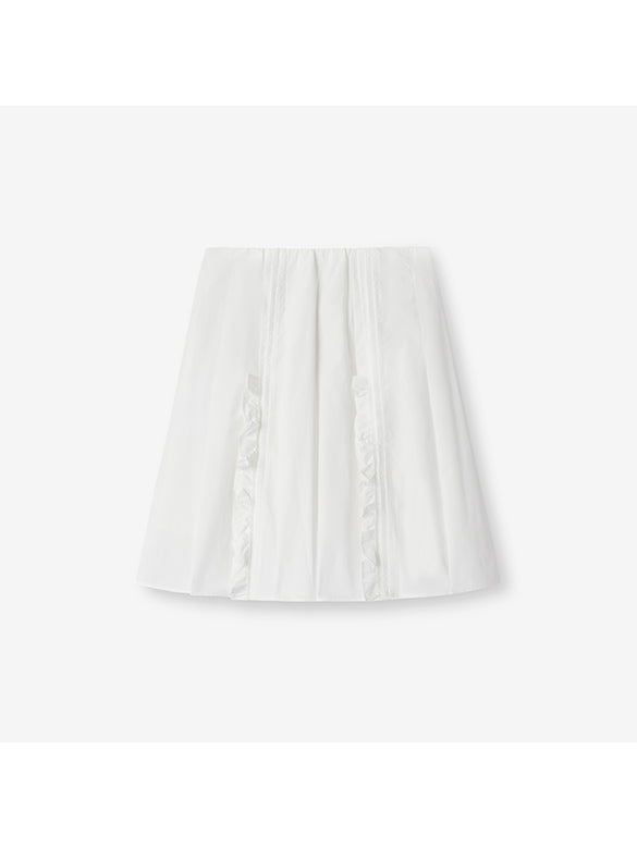 Frill Taffeta Skirt