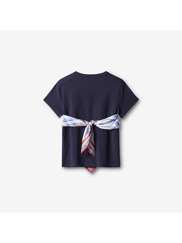 Scarf Combination T-shirt