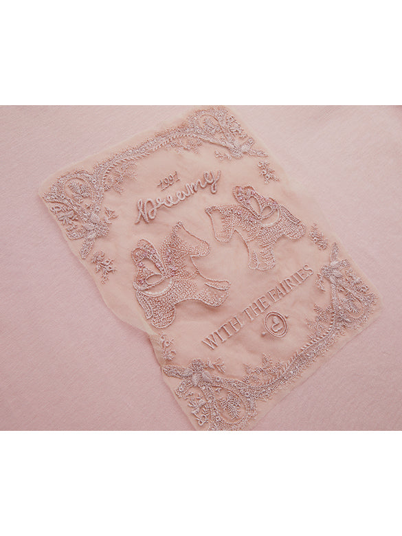 Unicorn Embroidery & Sequins T-shirt