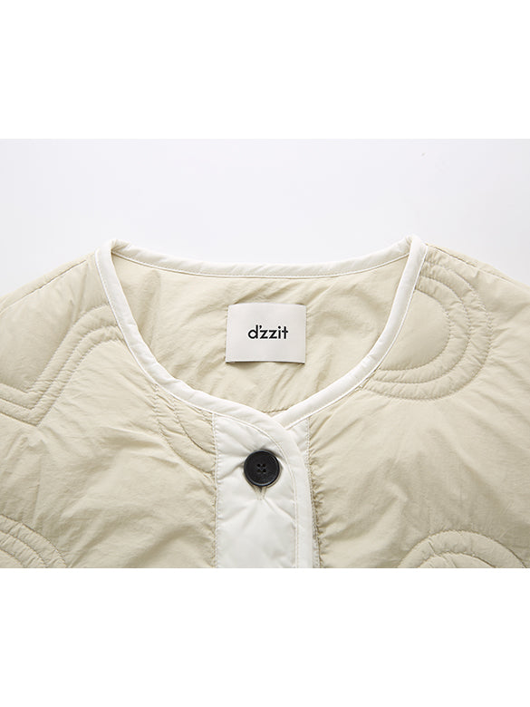 Monogram No-collar Down Jacket