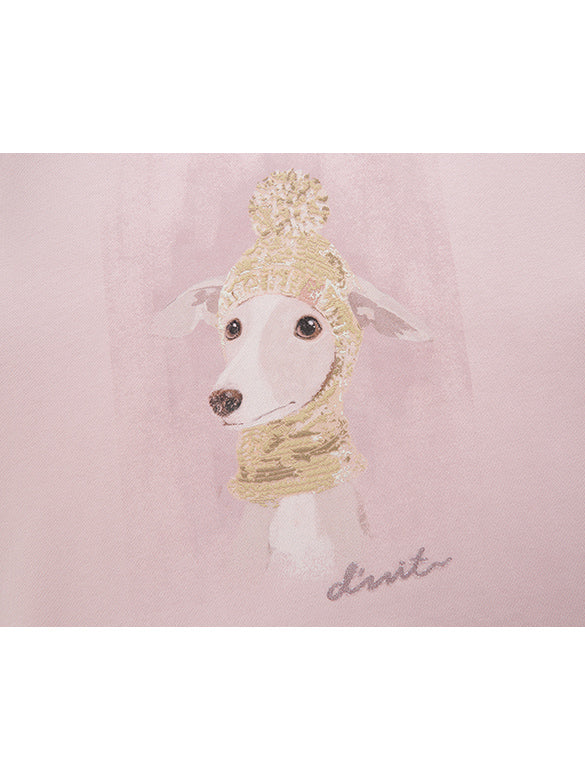 Dog Printed Sweatshirt