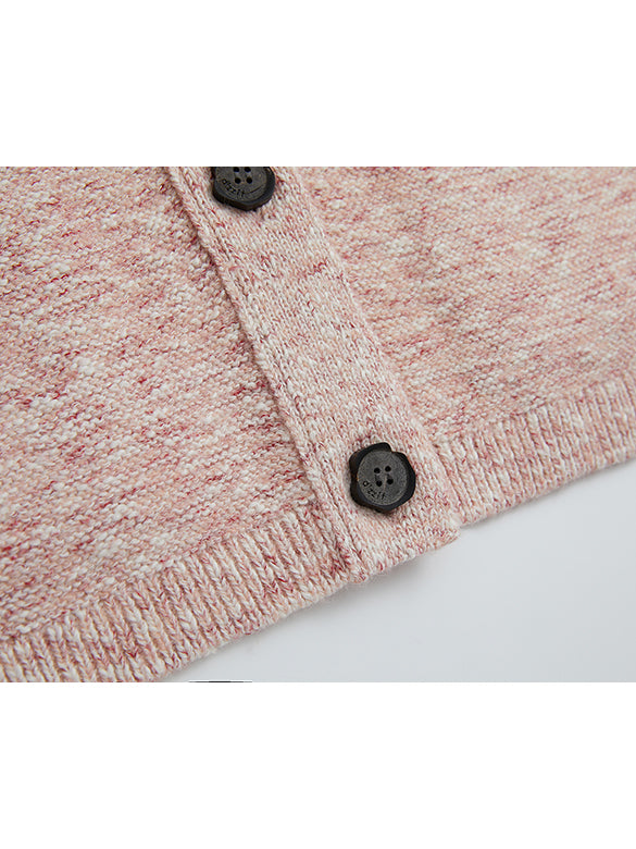 Embroidery Character Design Knit Cardigan