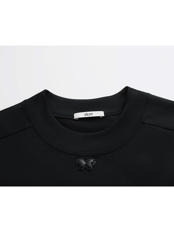 Butterfly One-point Compact T-shirt