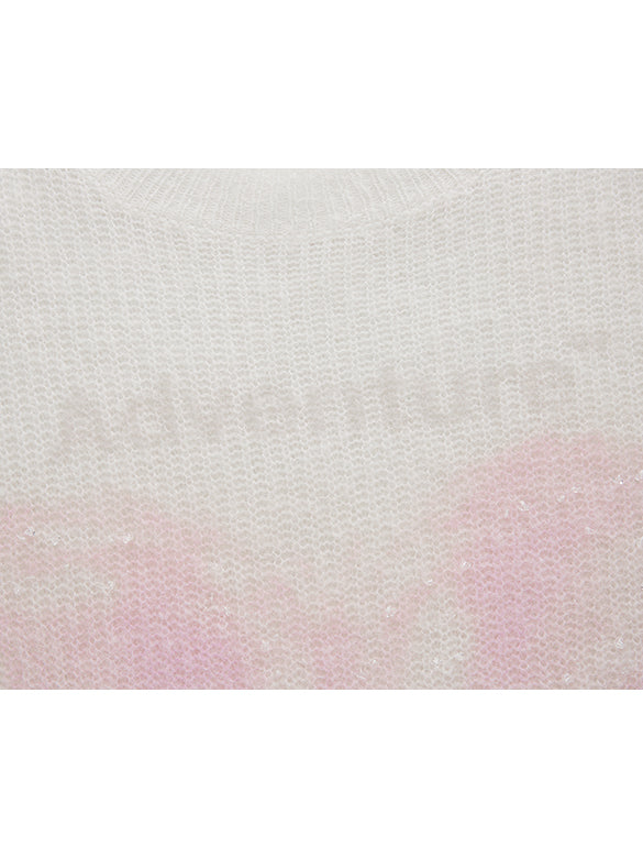 Butterfly Design Beads Knit