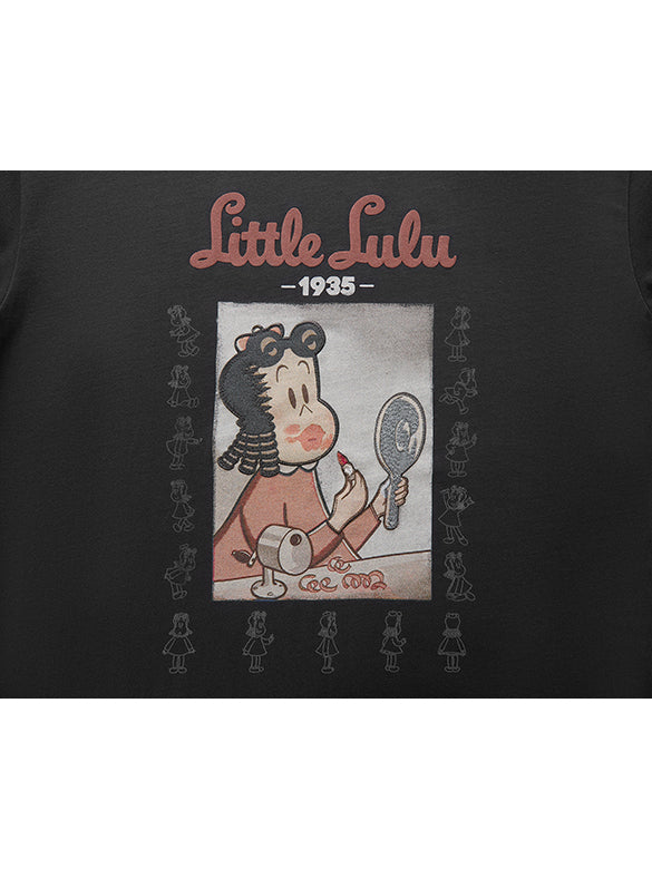 Printed & Beads Embroidery T-shirt